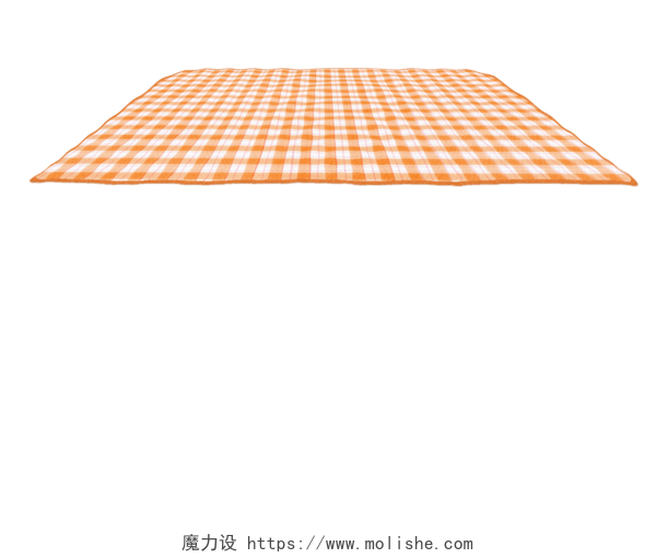 橘色桌布 